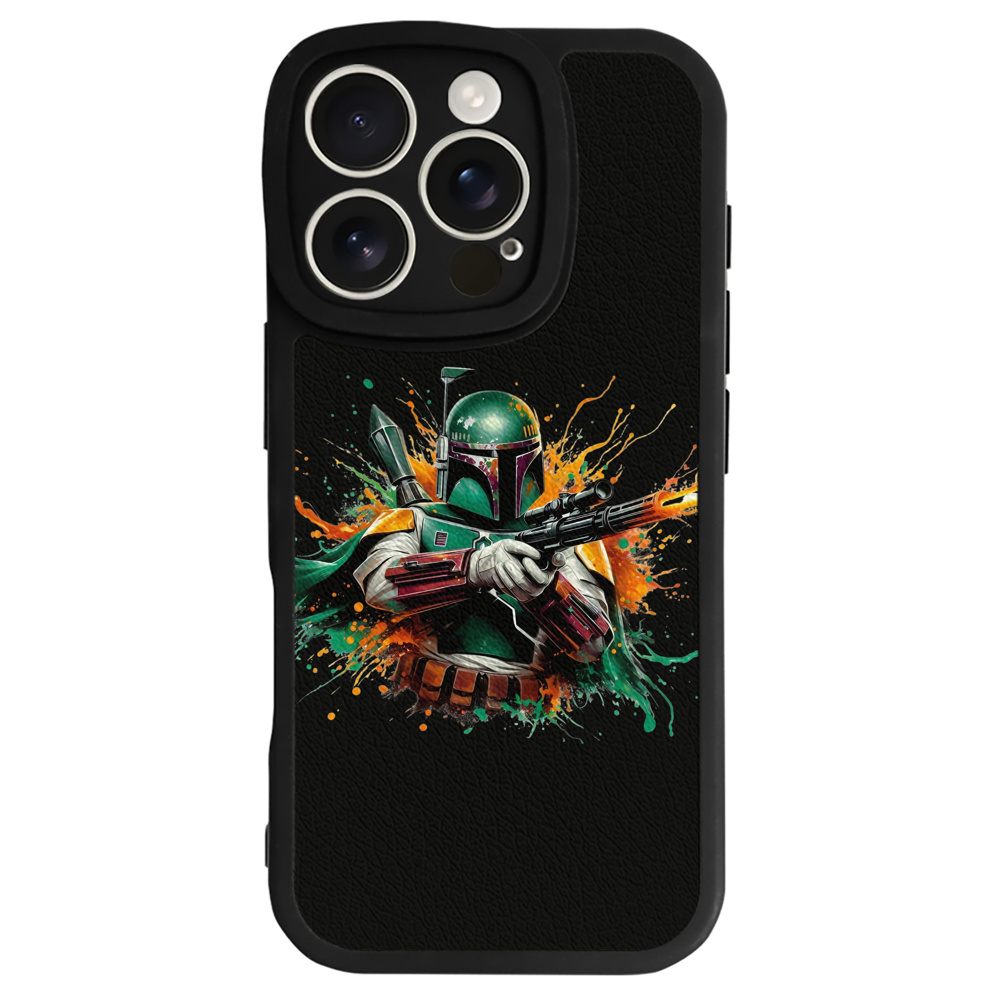 （画像用） スター・ウォーズ Star Wars 【iPhone 16シリーズ対応】シリコンスマホケース（レザー調） 材質：シリコン